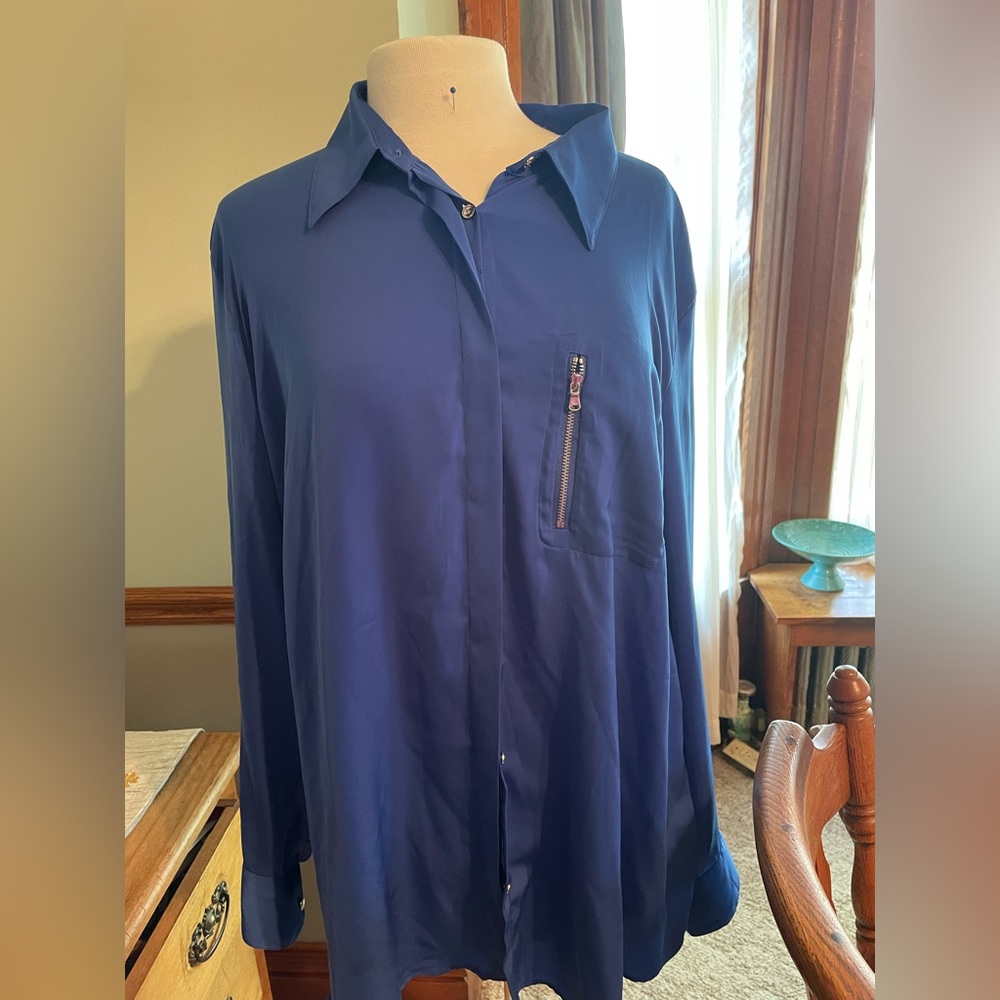 Lauren Blouse 3X, soft knit